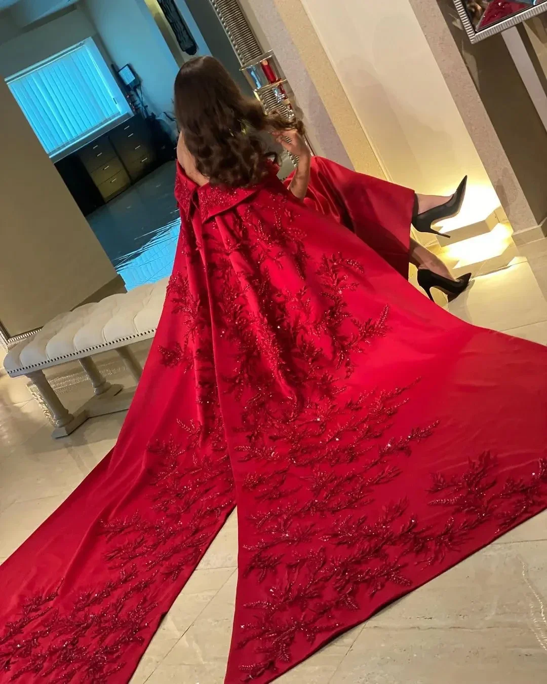 Özelleştirilmiş Ayak Bileği Uz - Women Formal Party Wear Dress incelemesi ve fiyatı