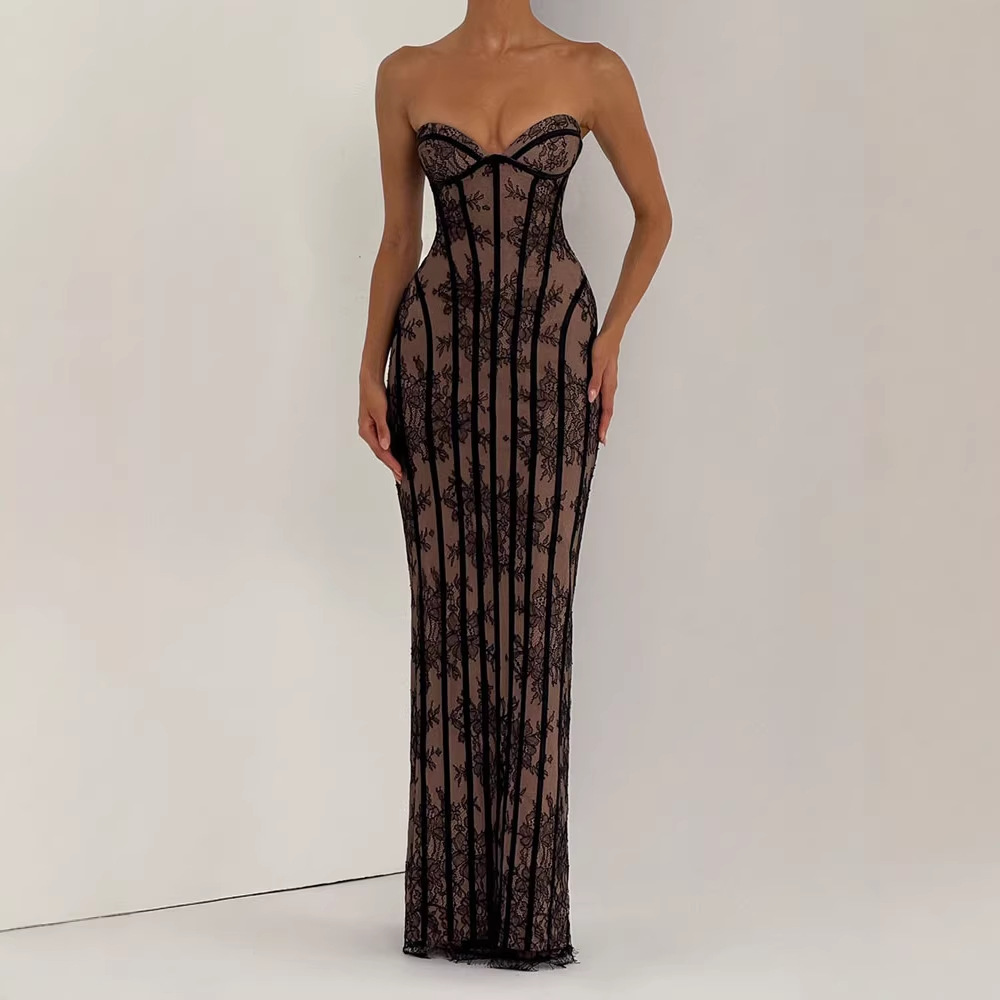 Kadınlar için Straplez Dar Kes - Women Formal Party Wear Dress incelemesi ve fiyatı